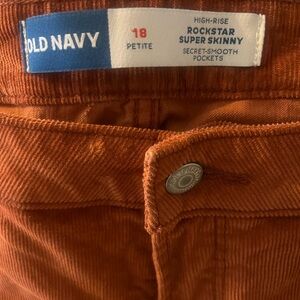 Old Navy Corduroy Rockstar Pants size 18P